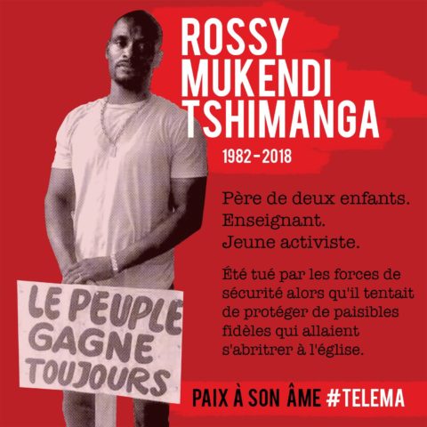 Assassinat De Rossy Mukendi Tshimanga, la Quatrième Voie condamne avec dernière énergie!!!